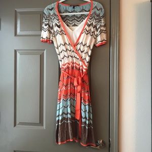 BCBGMaxAzria Multicolor Knit Dress